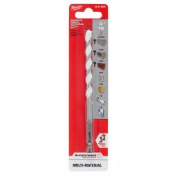 Milwaukee SHOCKWAVE 5/16 in. Carbide Multi-Material Drill Bit, 6 in. Length, 1/4 in. Hex Shank thumbnail 8