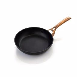 Oster Allsberg 10-Piece Aluminum Nonstick Cookware Set with Bronze Handles, Black and Bronze thumbnail 8