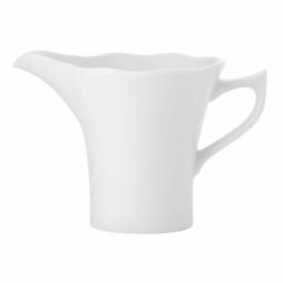 Oneida Lancaster Garden 6 oz. White Porcelain Creamers, Set of 36 thumbnail 1