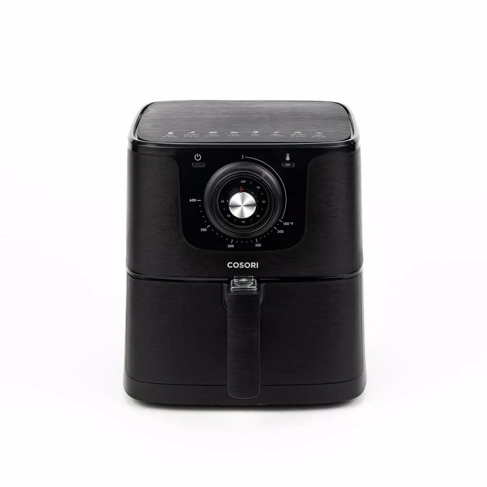 Cosori 5.8 QT Air Fryer with Bonus Skewer Rack Set, 1700W Rapid Air Circulation, Black