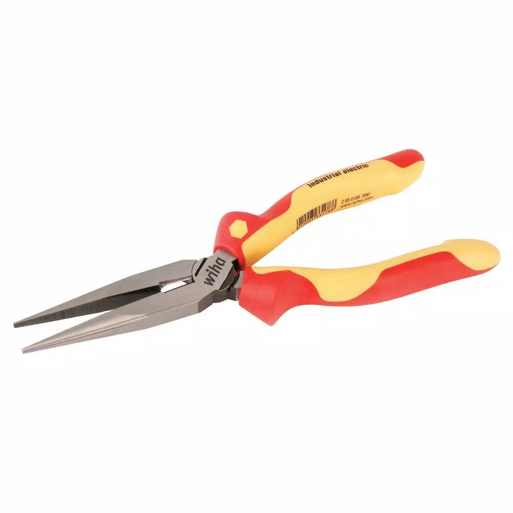 Unbranded Wiha Insulated Industrial Long Nose Pliers, 1000V AC Rated