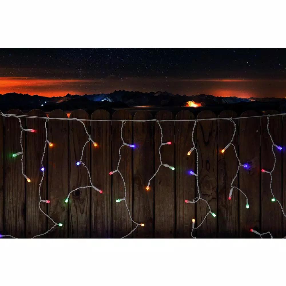 Novolink 200 LED Mini Globe Multi-Color Icicle String Lights with Wireless Smart App Control