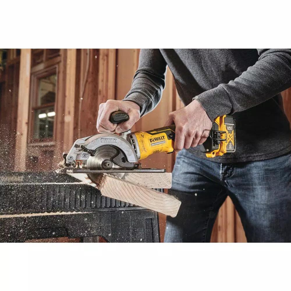 DEWALT Atomic 4-1/2 in. 24-Tooth Carbide Circular Saw Blade (5-Pack)
