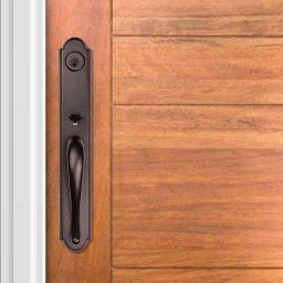 Baldwin Prestige Bighorn Single Cylinder Venetian Bronze Handleset with Carnaby Knob and SmartKey Security thumbnail 9