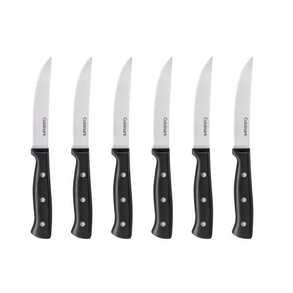 Cuisinart Classic 6-Piece Triple Rivet High-Carbon Stainless Steel Steak Knife Set