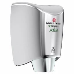 World Dryer Corporation World Dryer SMARTdri Plus High-Speed Electric Hand Dryer, Polished Stainless Steel thumbnail 2