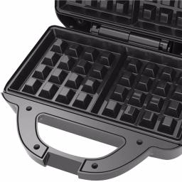 Brentwood Appliances Couture Purse Nonstick Dual Waffle Maker, Black thumbnail 6