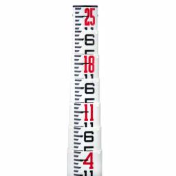 AdirPro 25 ft. Oval Fiberglass Surveyor Leveling Grade Rod thumbnail 2