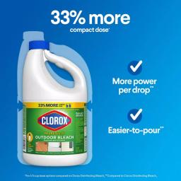 Clorox Outdoor Concentrated Liquid Bleach Cleaner, 81 oz thumbnail 2