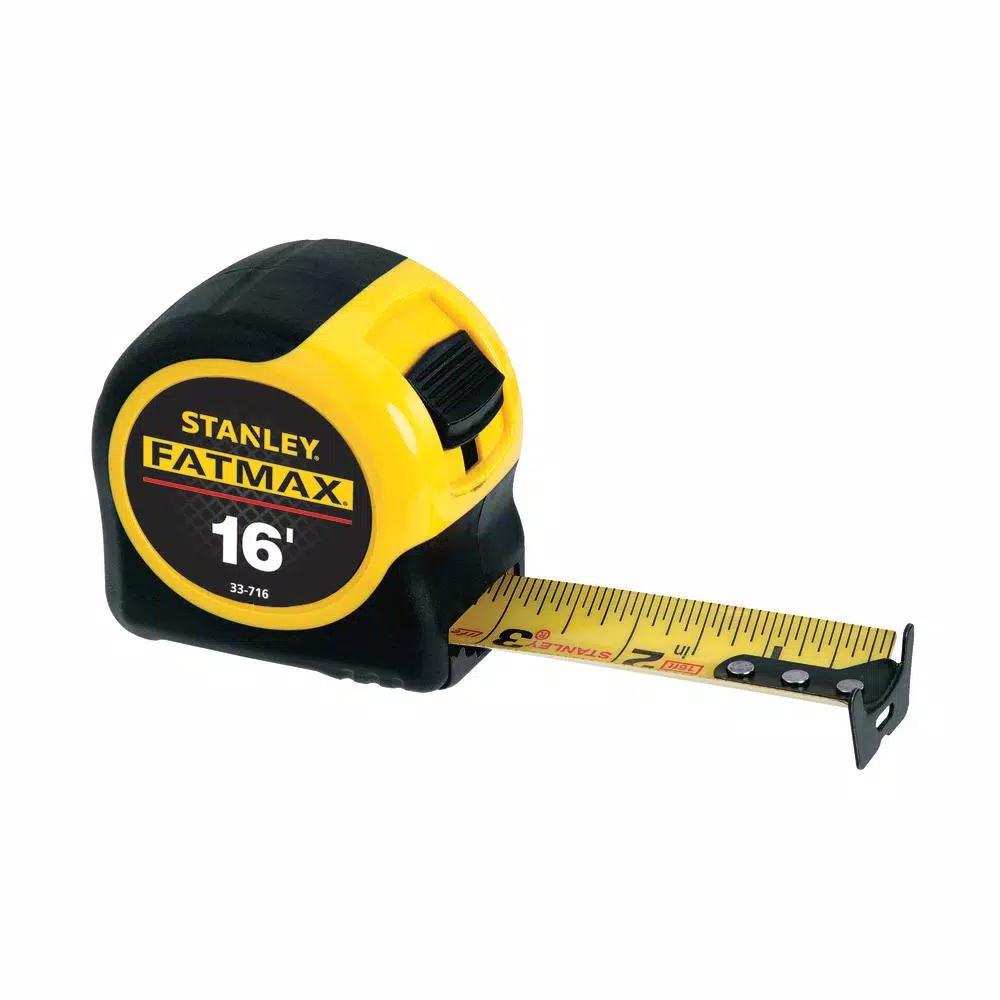 STANLEY FATMAX 16 ft. Tape Measure, 1-1/4 in. Wide Blade with Blade Armor