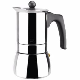 Magefesa Genova 6-Cup Stainless Steel Stovetop Espresso Coffee Maker thumbnail 1