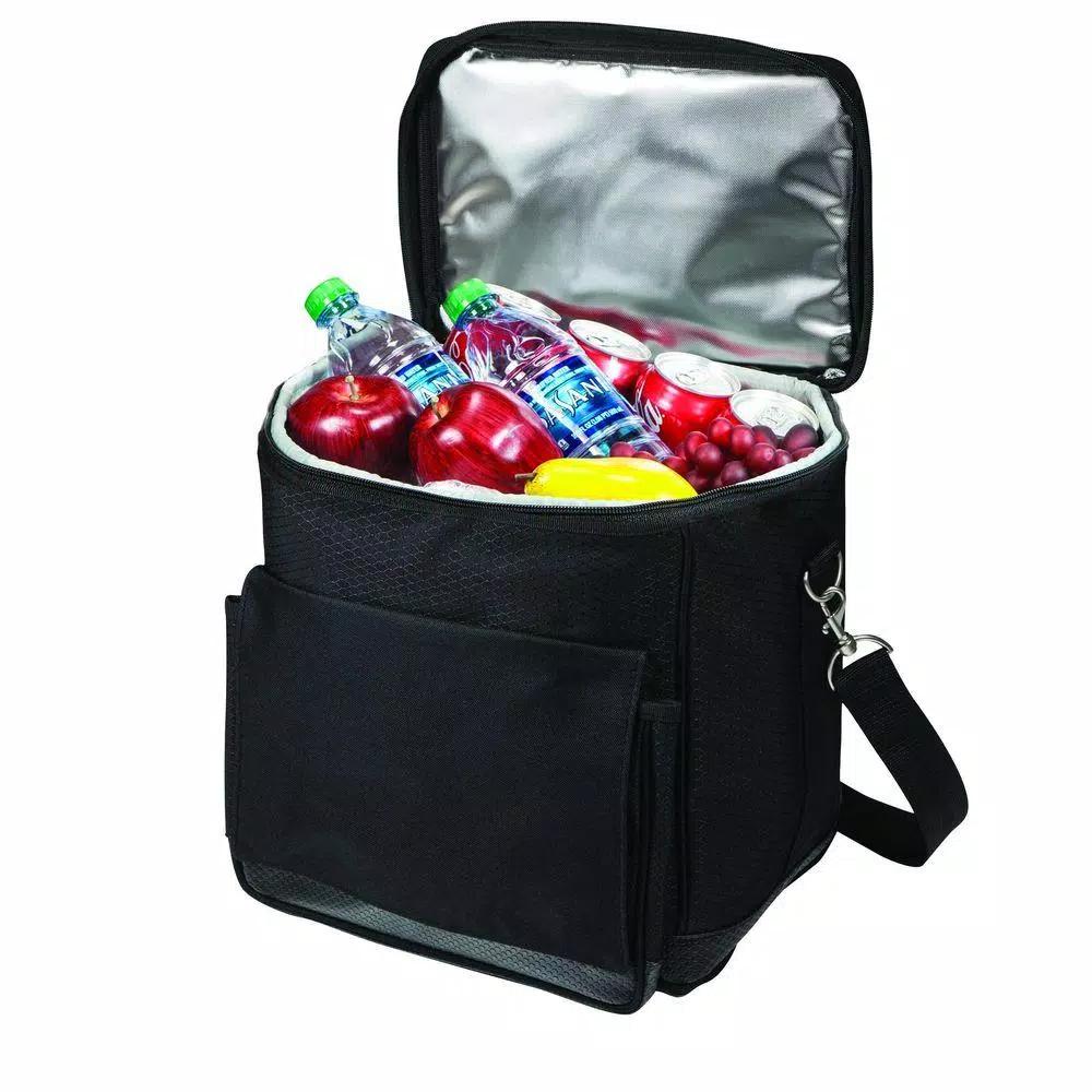 Picnic Time Cellar 6-Bottle Wine Tote and Insulated Rolling Cooler with Trolley