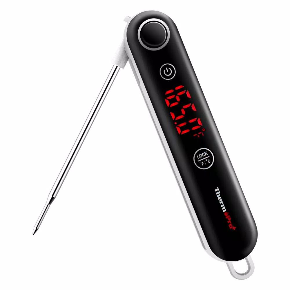 ThermoPro TP-18S Digital Instant Read Meat Thermometer, Fast 2-3s Response, 14°F-572°F