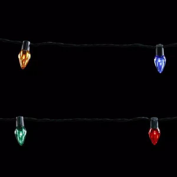 Home Accents Holiday Super Bright 50-Light C9 Multi-Color LED Christmas String Lights, Set of 6