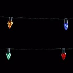 Home Accents Holiday Super Bright 50-Light C9 Multi-Color LED Christmas String Lights, Set of 6 thumbnail 1