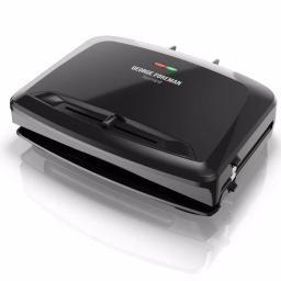 George Foreman Rapid Grill 80 sq. in. Electric Indoor Grill and Panini Press, Black thumbnail 1