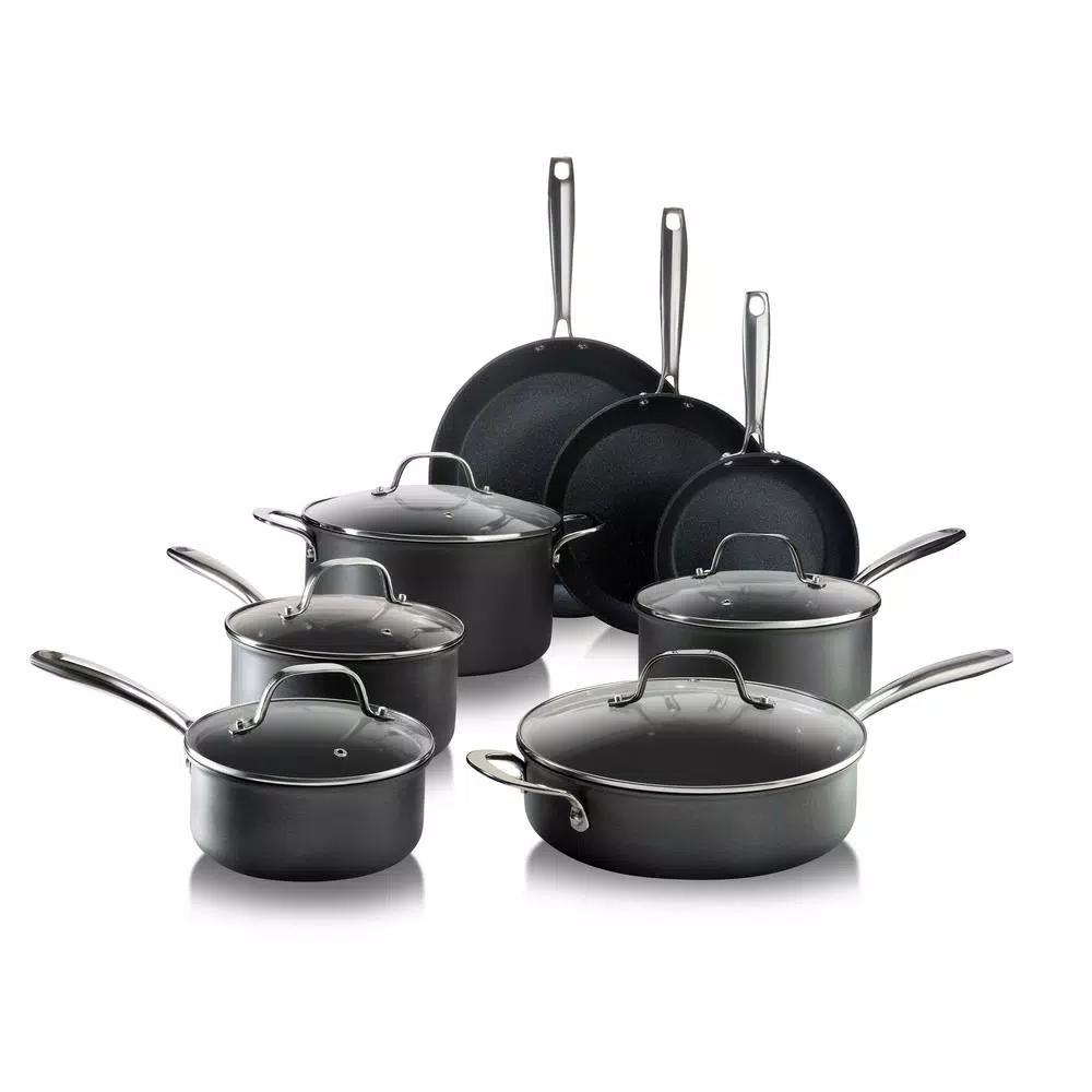 GraniteStone Professional 13-Piece Hard Anodized Nonstick Cookware Set