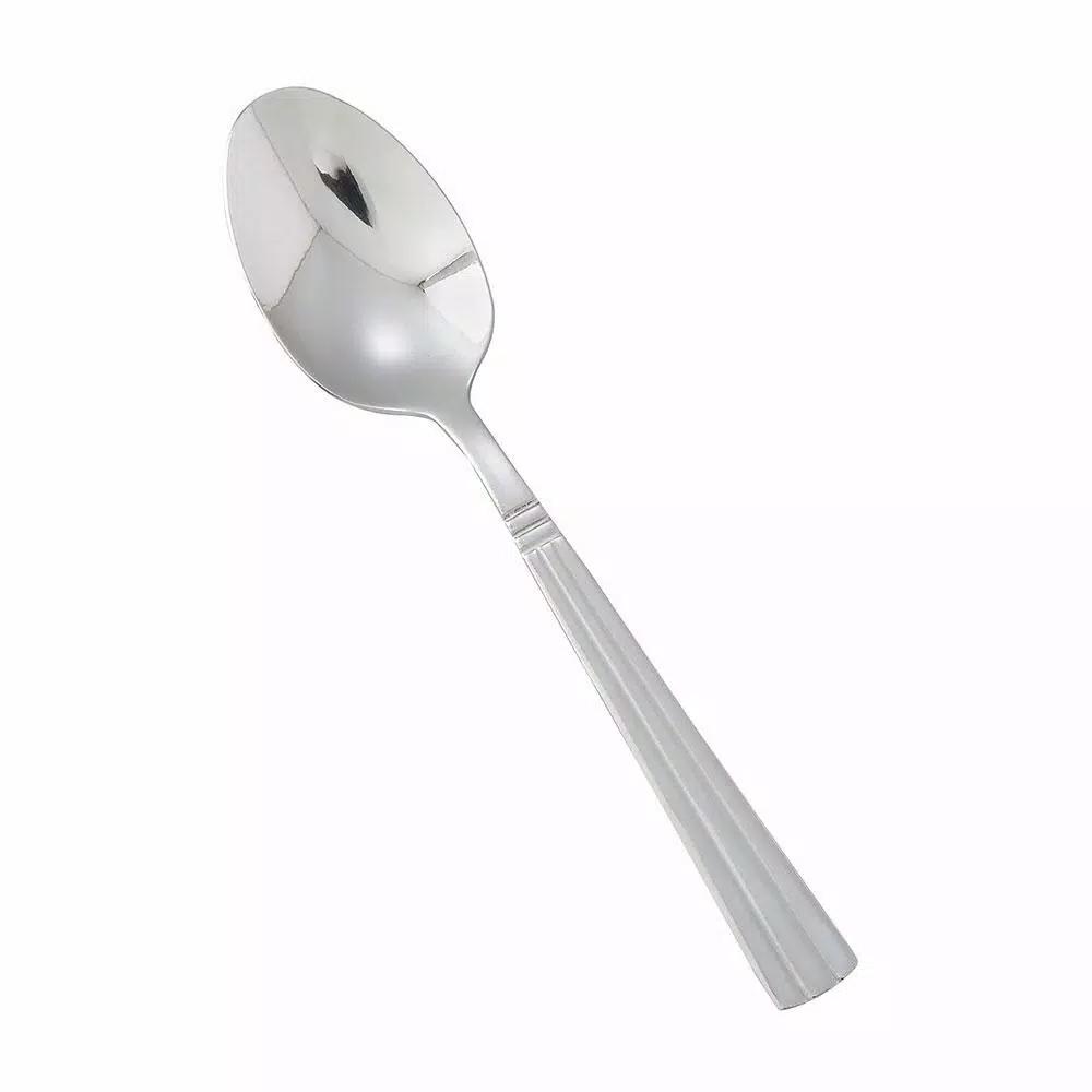 Winco Regency 12-Piece 18/0 Stainless Steel Teaspoon Set, Mirror Finish