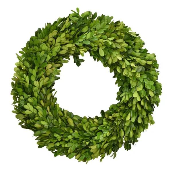 Unbranded 12 in. Preserved Boxwood Ball Topiary - Bright Green