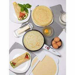CucinaPro Electric Crepe Maker, 7.5 inch Non-Stick Surface, White thumbnail 6