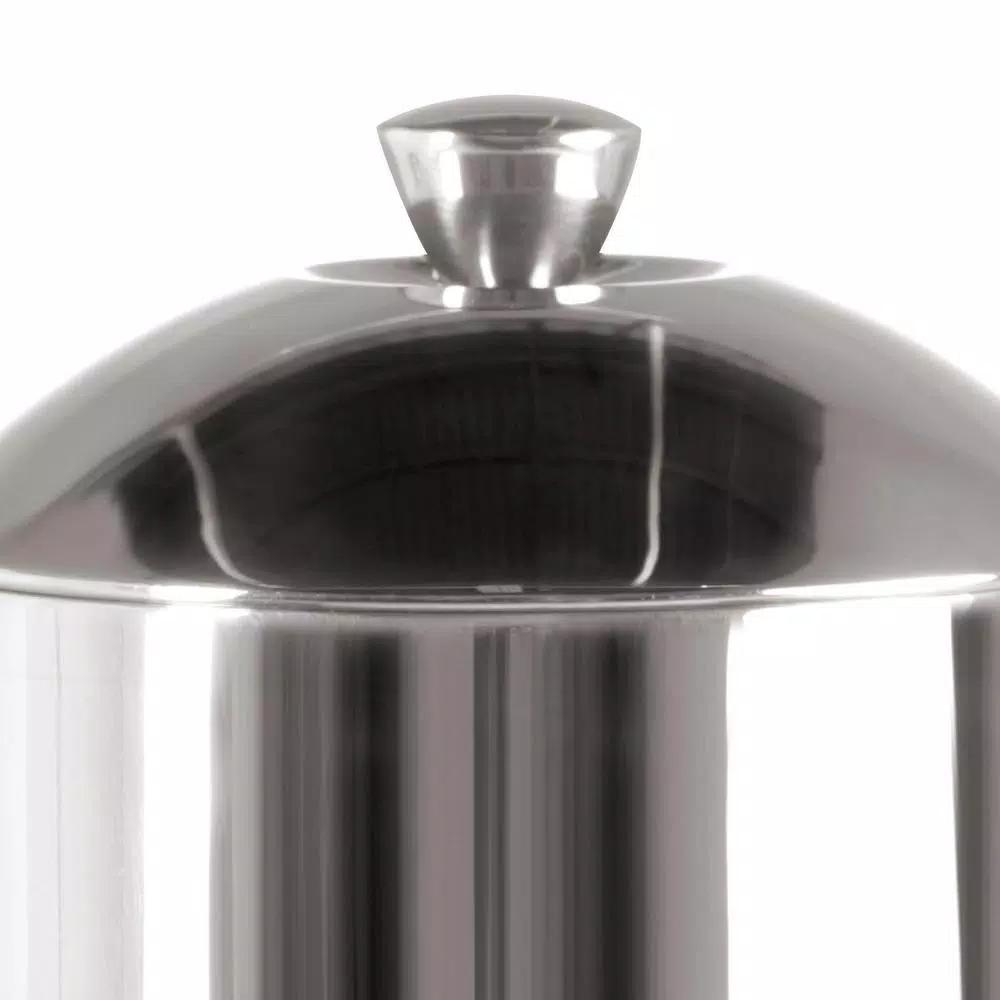 Frieling 3-Cup Mirror Finish Stainless Steel French Press, Double-Walled Insulated Coffee Maker