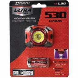 Dorcy Ultra HD LED Headlamp with UV Blacklight, 530 Lumens, AAA Battery Powered thumbnail 3