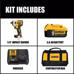 DEWALT 20V MAX XR Brushless 3-Speed 1/4 in. Impact Driver & ATOMIC Oscillating Tool Combo Kit thumbnail 2