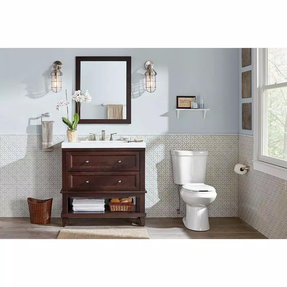 Pfister Venturi 24 in. Single Towel Bar in Spot Defense Brushed Nickel