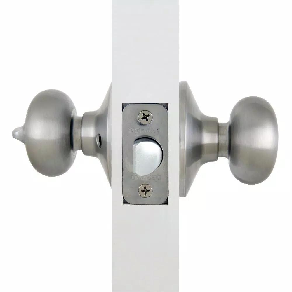 Defiant Stainless Steel Privacy Door Knob Set for Bedroom and Bathroom