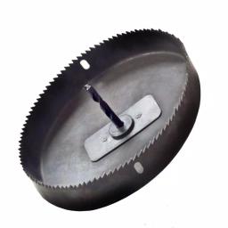 Eazypower 6 in. Carbon Steel Hole Saw with Mandrel for Cornhole Boards and Wood thumbnail 1