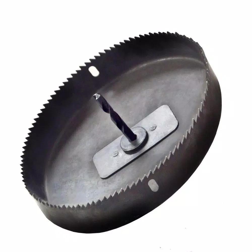 Eazypower 6 in. Carbon Steel Hole Saw with Mandrel for Cornhole Boards and Wood