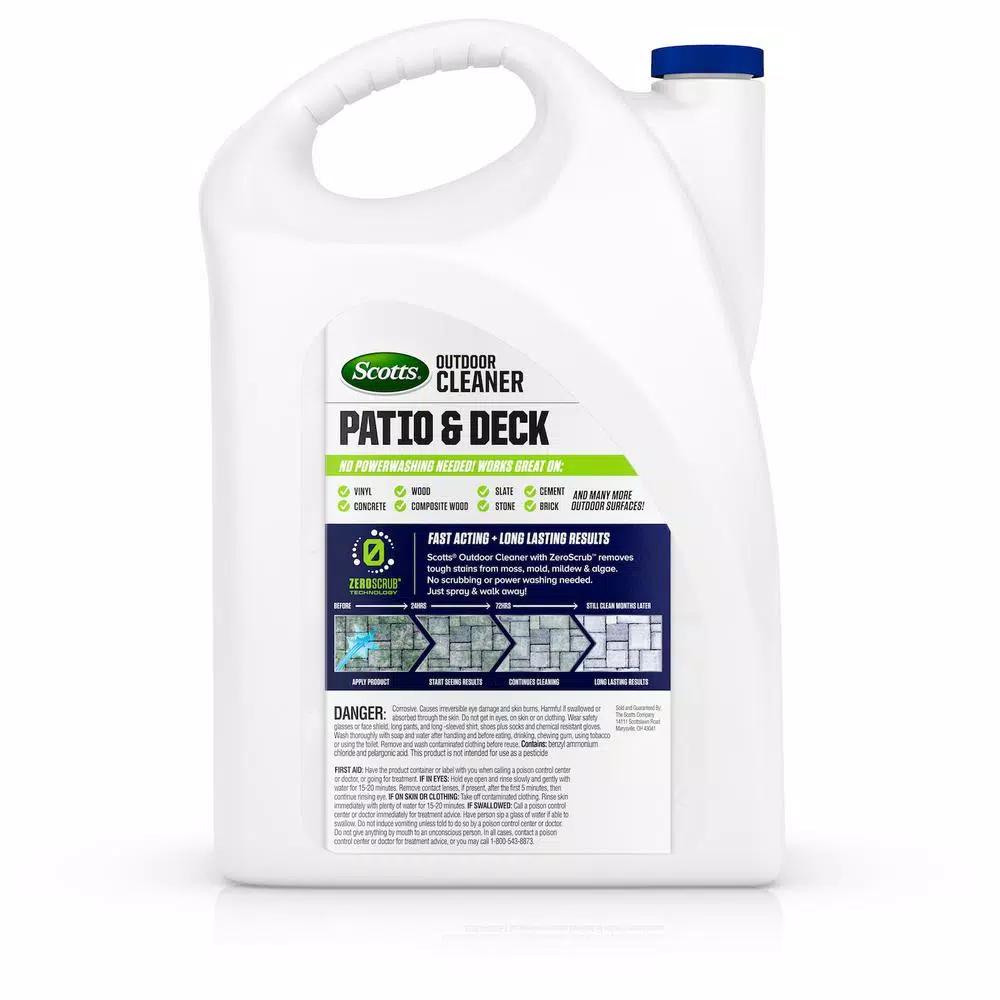 Scotts Outdoor Cleaner Patio and Deck with ZeroScrub Technology, 1 Gal.