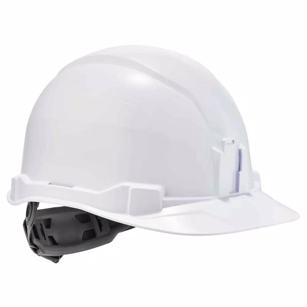 Ergodyne Skullerz 8970 Class E White Cap Style Hard Hat with Ratchet Suspension