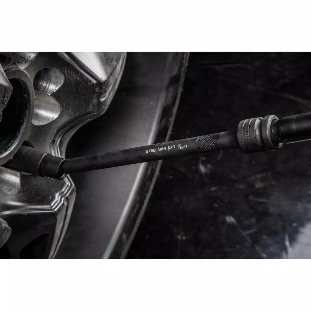 STEELMAN PRO 3-Piece Pinless Swivel Impact Extension Adapter Set, 1/2 in. Drive to 3/8 in. Drive