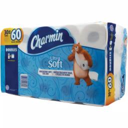 Charmin Ultra Soft Toilet Paper, 30 Double Rolls thumbnail 6