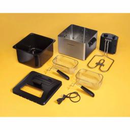 Hamilton Beach 3 Qt. Stainless Steel Professional-Style Deep Fryer with Double Baskets thumbnail 3