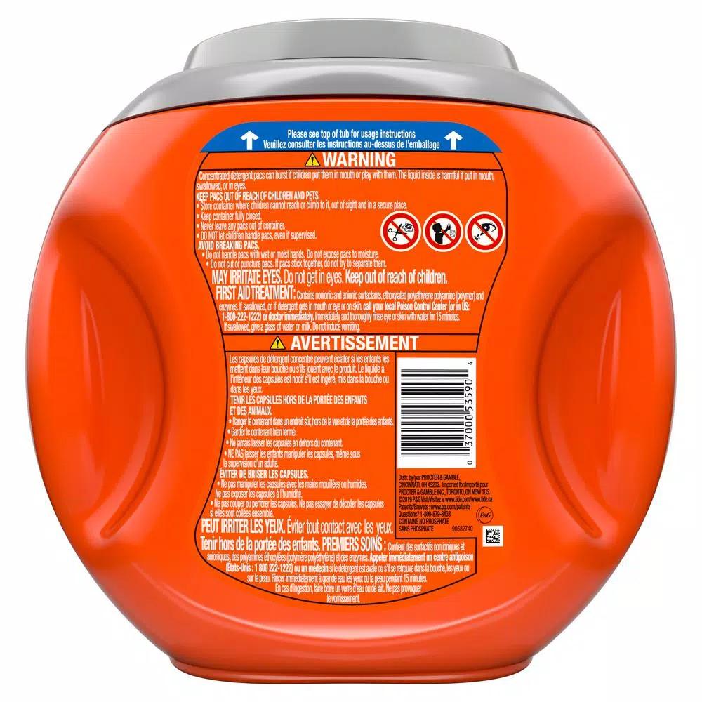 Tide Heavy Duty 10X Hygienic Clean Power PODS Laundry Detergent, Original Scent, 21-Count