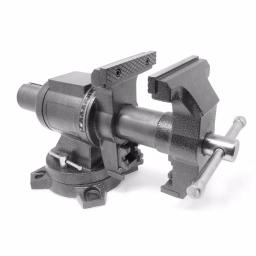 WEN 5 in. Heavy-Duty Cast Iron Multi-Purpose Bench Vise with 360-Degree Swivel Base thumbnail 2