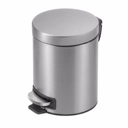 StyleWell 1.3 Gal. Stainless Steel Round Step On Trash Can with Soft Close Lid thumbnail 1