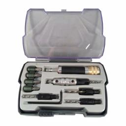 BLU-MOL S2 Steel 10-Piece Quick Change Drill Bit and Driver Set with Clamshell Case thumbnail 1