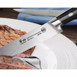 Cangshan S Series 5 in. German Steel Forged Serrated Steak Knife Set, 4-Piece thumbnail 2
