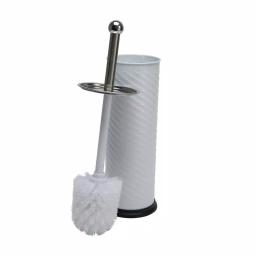 Bath Bliss Toilet Brush Set with Swirl Design Decorative Holder thumbnail 1
