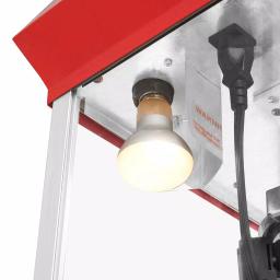 Unbranded Red Carnival Popcorn Popper Machine with Cart, 850W, 8 oz. Stainless Steel Kettle thumbnail 7