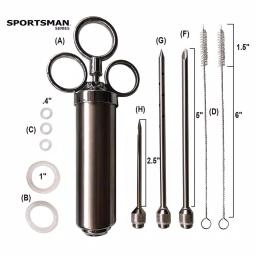 Sportsman Series 11-Piece Stainless Steel Marinade Injector Set thumbnail 5