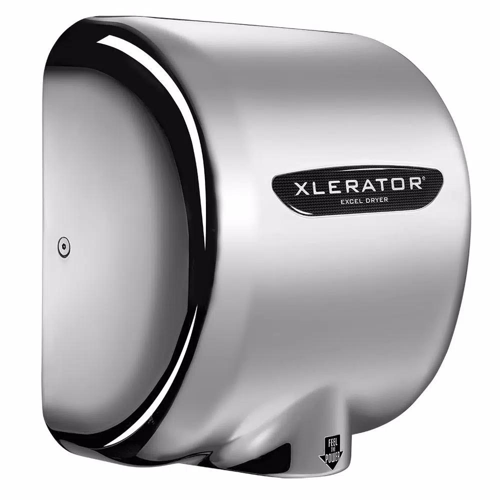 XLERATOR Excel Dryer XLERATOR High Speed Electric Hand Dryer, Chrome Plated Zinc, 110-120V