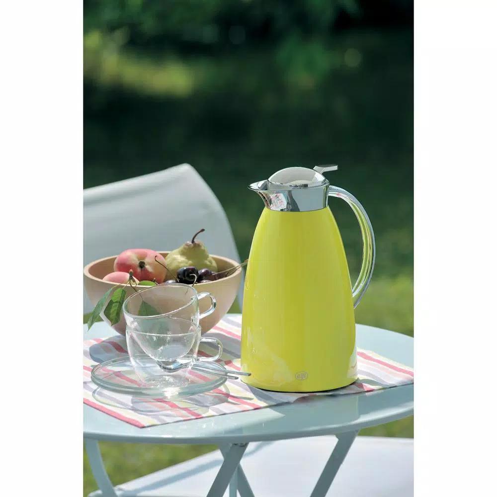 Alfi Gusto Glass Vacuum Carafe, 1.06 Qt. Apple Green Insulated Server