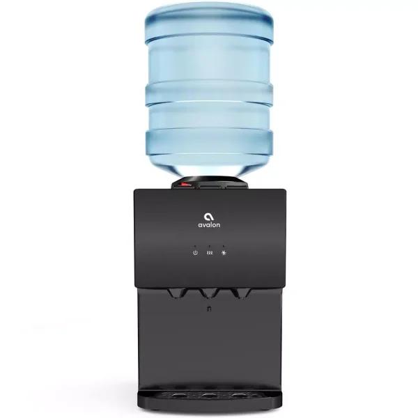 Avalon Premium Countertop Water Cooler Dispenser, 3 Temperatures, Black Stainless Steel