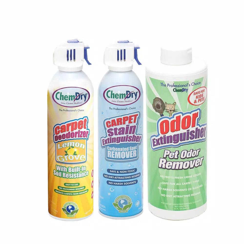 ChemDry Stain Extinguisher and Pet Odor Extinguisher Combo Pack with Lemon Grove Deodorizer