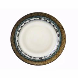 Lorren Home Trends 16-Piece Stoneware Dinnerware Set, Service for 4, Assorted Earth Tone Mosaic Design thumbnail 2