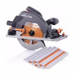 Evolution Power Tools 15 Amp 7-1/4 in. Corded Circular Track Saw Kit with 40 in. Track and Multi-Material Blade thumbnail 1